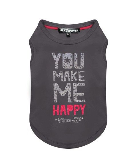 Happy T-Shirt for dogs - Milk&Pepper