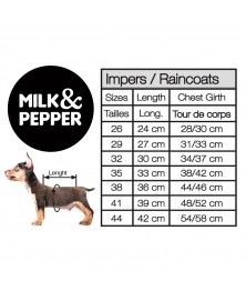 Coupe-Vent Norman pour chien Milk&Pepper