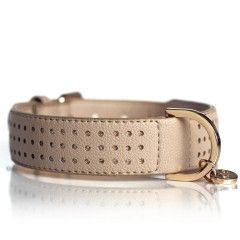 Collier Amaya Taupe pour chiens - Milk&Pepper